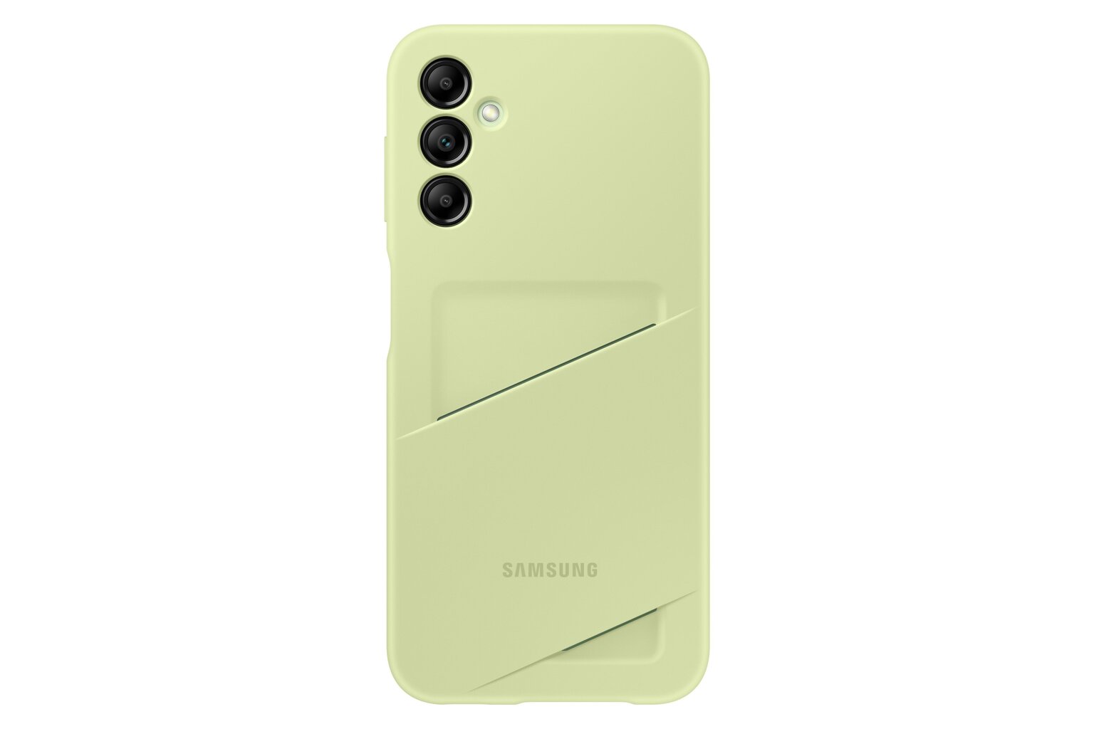 Ümbris Card Slot Case telefonile Samsung Galaxy A14, A14 5G, Kollane цена и информация | Telefonide kaitsekaaned ja -ümbrised | hansapost.ee