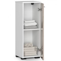 Шкафчик для ванной комнаты NORE Fin S30, белый/бежевый цена и информация | Шкафчики для ванной | hansapost.ee