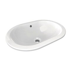 Keraamiline kraanikauss Ideal Standard Connect Oval, 55 x 38 cm, altpoolt paigaldatav, valge E504801 hind ja info | Vannitoa valamud, kraanikausid | hansapost.ee