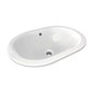 Keraamiline kraanikauss Ideal Standard Connect Oval, 55 x 38 cm, altpoolt paigaldatav, valge E504801 цена и информация | Vannitoa valamud, kraanikausid | hansapost.ee