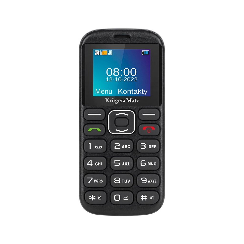 Kruger&Matz Simple 921 GSM telefon pensionäridele hind ja info | Telefonid | hansapost.ee