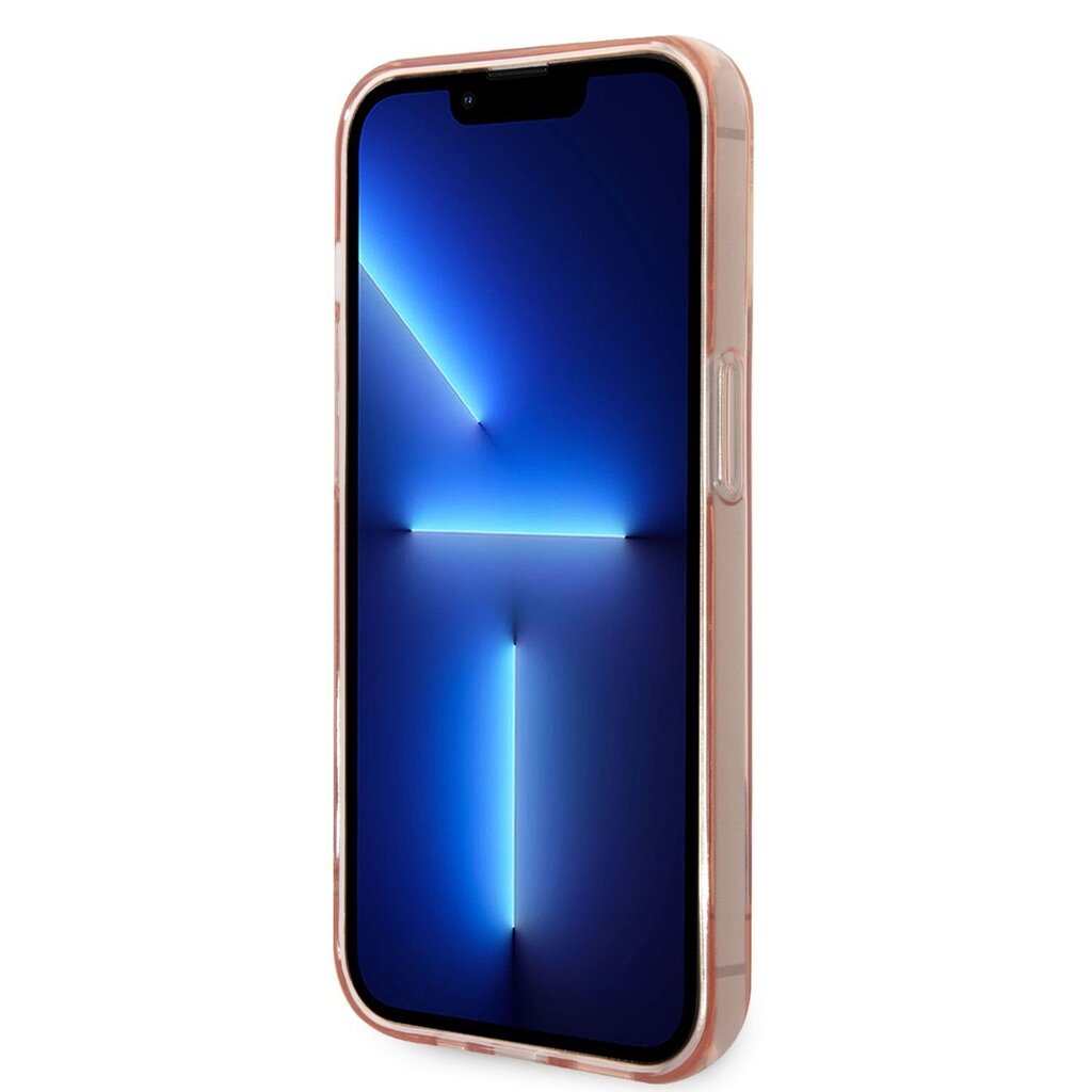 Guess PC/TPU Camera Outline Translucent Case for iPhone 14 Pro Pink цена и информация | Telefonide kaitsekaaned ja -ümbrised | hansapost.ee