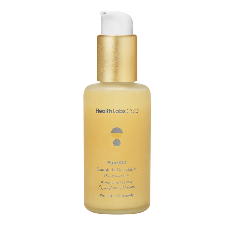 Meigieemaldusmulsioon Healthlabs Pure On, 100 ml цена и информация | Näopuhastusvahendid | hansapost.ee