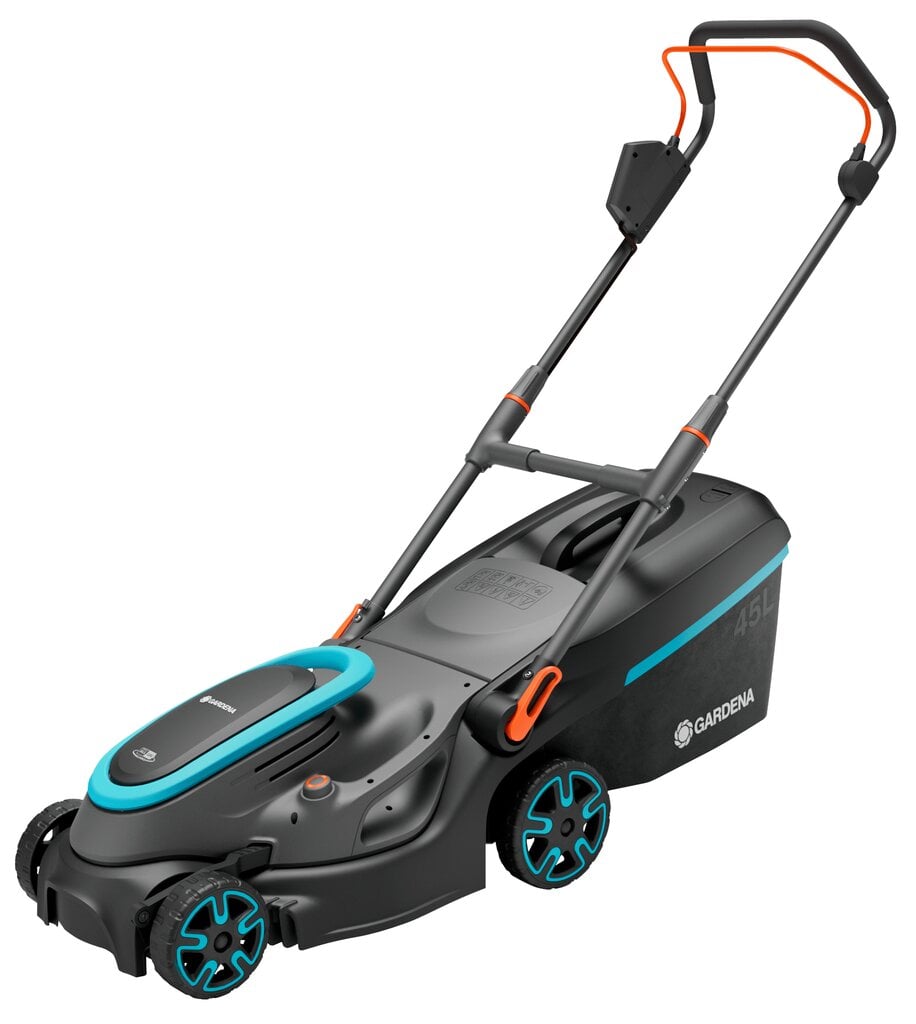 Aku ja laadijaga muruniiduk Gardena PowerMax 37/36V P4A hind ja info | Muruniidukid | hansapost.ee