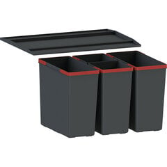 Franke prügikast Sorter Easysort 60, 2 x 14,5l + 2 x 7,5l hind ja info | Prügikastid | hansapost.ee