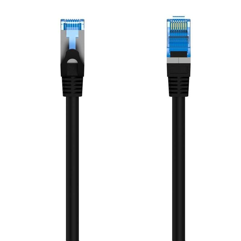 Hama Network Cable, CAT-6a, 10 Gbit/s, S/FTP shielded, 3 m, black - Ethernet cable hind ja info | Juhtmed ja kaablid | hansapost.ee