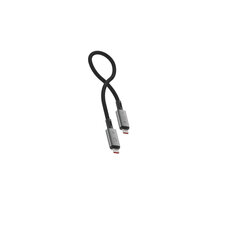 USB-C-kaabel Linq Byelements LQ48028 Must Hall hind ja info | Juhtmed ja kaablid | hansapost.ee