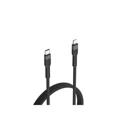 USB-C-Lightning Kaabel Linq Byelements LQ48031 Must hind ja info | Juhtmed ja kaablid | hansapost.ee