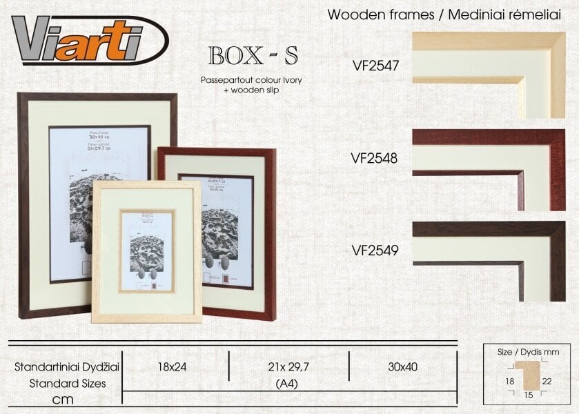 Pildiraam Imagee 30x40 cm hind ja info | Pildiraamid | hansapost.ee