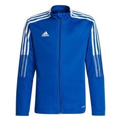 Pusa poistele Adidas Tiro 21 Track Jr GM7315, sinine hind ja info | Adidas Riided, jalanõud lastele ja beebidele | hansapost.ee