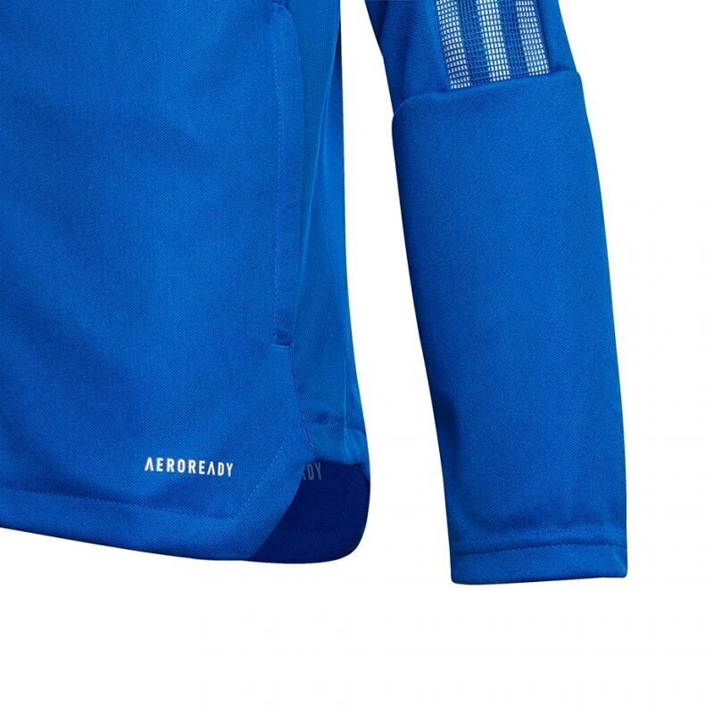 Pusa poistele Adidas Tiro 21 Track Jr GM7315, sinine hind ja info | Kampsunid, vestid ja jakid poistele | hansapost.ee