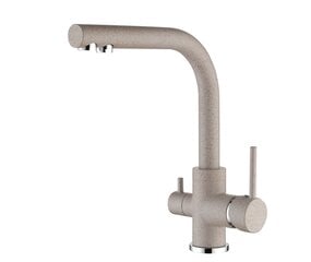 Köögisegisti joogivee kraaniga Aquasanita Akvaduo 2663L, Beige 110 price and information | Kitchen faucets | hansapost.ee