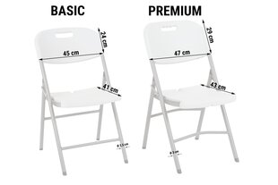 Välitool Premium, valge price and information | Garden chairs, balcony chairs | hansapost.ee