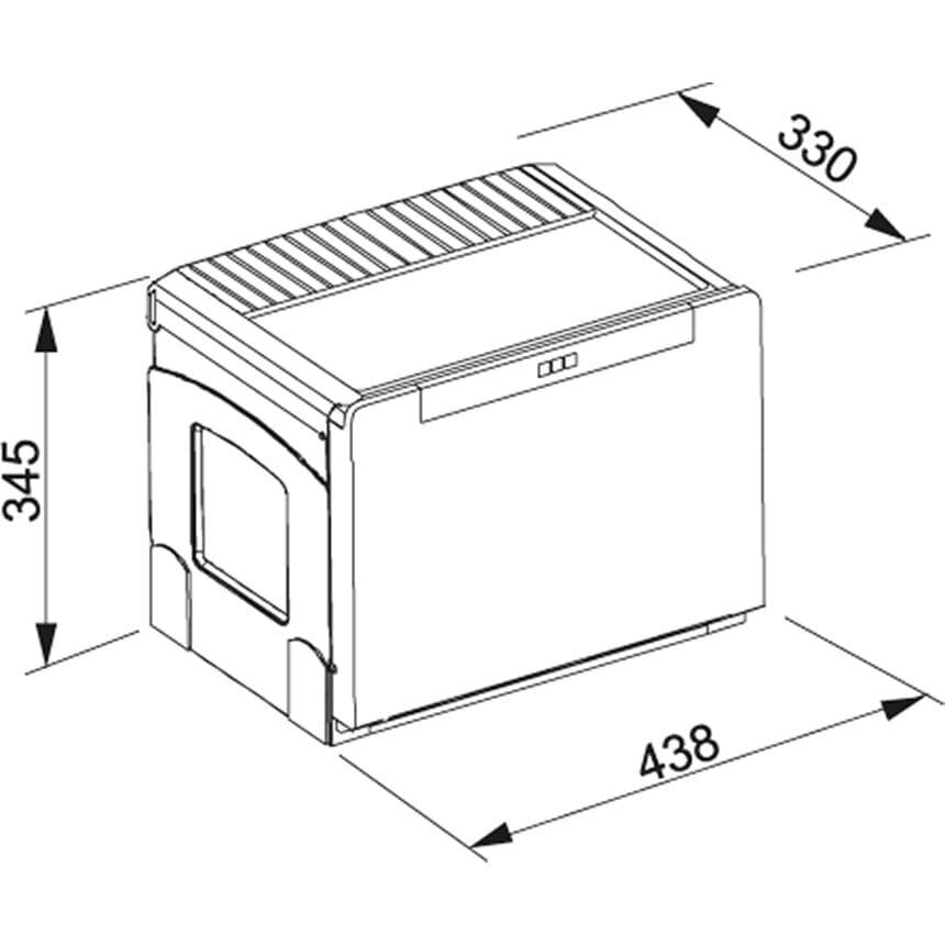 Prügikast Franke Cube 50, 2 x 14l цена и информация | Prügikastid | hansapost.ee