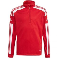 Laste spordi dressipluus Adidas Squadra 21 Jr GP6470, punane hind ja info | Kampsunid, vestid ja jakid poistele | hansapost.ee