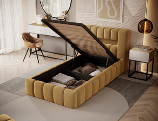 Кровать  Lamica, 90х200 см, желтая цена и информация | Кровати | hansapost.ee