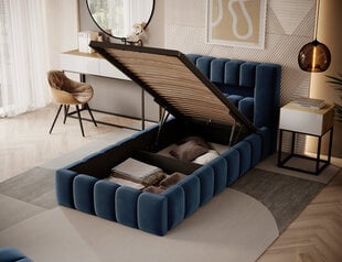 Кровать Lamica, 90x200 см, синяя цена и информация | Кровати | hansapost.ee