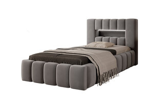 Кровать Lamica, 90x200 см, темно-серый цвет цена и информация | Кровати | hansapost.ee