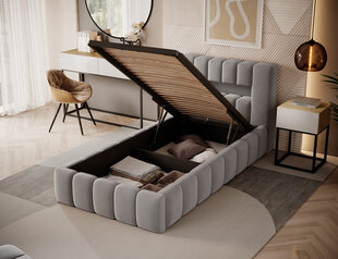 Кровать Lamica, 90x200 см, светло-серый цвет цена и информация | Кровати | hansapost.ee