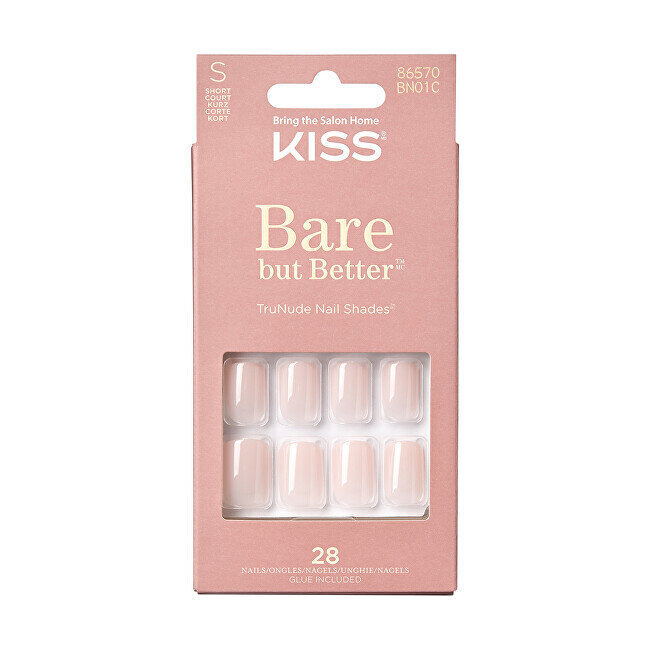 Kunstküüned Bare-But-Better Nails Nudies, 28 tk. hind ja info | Maniküüri ja pediküüri tarvikud | hansapost.ee