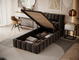 Кровать Lamica, 90x200 см, темно-коричневая цена и информация | Кровати | hansapost.ee