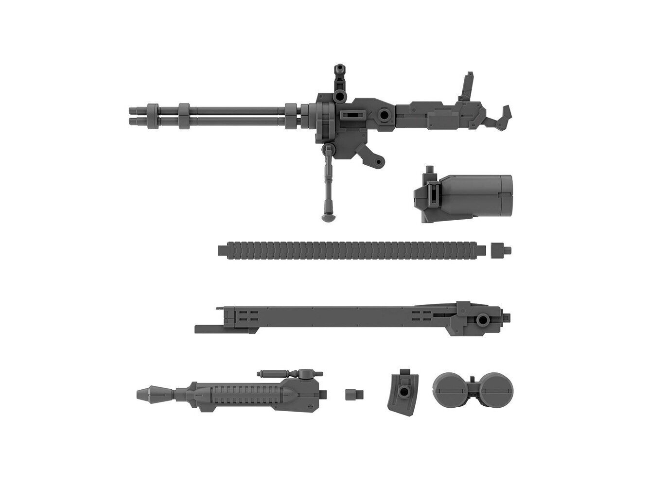 Bandai - 30MM Customize Weapons (Gatling Unit), 1/144, 63709 hind ja info | Klotsid ja konstruktorid | hansapost.ee