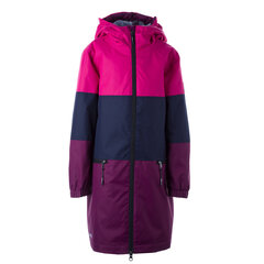 Huppa tüdrukute soojustatud kevad-sügis parka HANKA 1, fuksia-bordoo price and information | Jackets and coats for girls | hansapost.ee