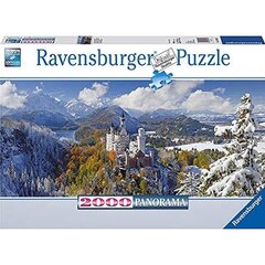 Ravensburger Neuschwanstein Castle Panoramic, 2000pc Crowzzle цена и информация | Пазлы | hansapost.ee