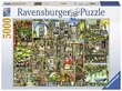 Pusle Ravensburger Veider linn, 5000 tk hind ja info | Pusled lastele ja täiskasvanutele | hansapost.ee