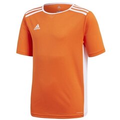 Спортивная футболка для мальчиков Adidas Entrada 18 JSY Y Jr CF1043, 70053, оранжевая цена и информация | Adidas Одежда для мальчиков | hansapost.ee