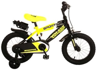 Детский велосипед 14" Volare Sportivo - неоново-зеленый/черный цена и информация | Велосипеды | hansapost.ee