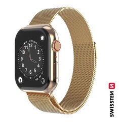 Swissten Металлический ремешок для Apple Watch 1/2/3/4/5/6/SE / 42 mm / 44 mm цена и информация | Аксессуары для смарт-часов и браслетов | hansapost.ee