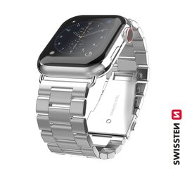 Swissten Металлический ремешок для Apple Watch 1/2/3/4/5/6/SE / 42 mm / 44 mm цена и информация | Аксессуары для смарт-часов и браслетов | hansapost.ee