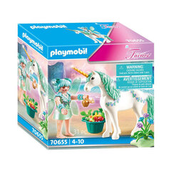 70655 PLAYMOBIL® Fairies Haldjas toidab ükssarvikut цена и информация | Конструкторы и кубики | hansapost.ee