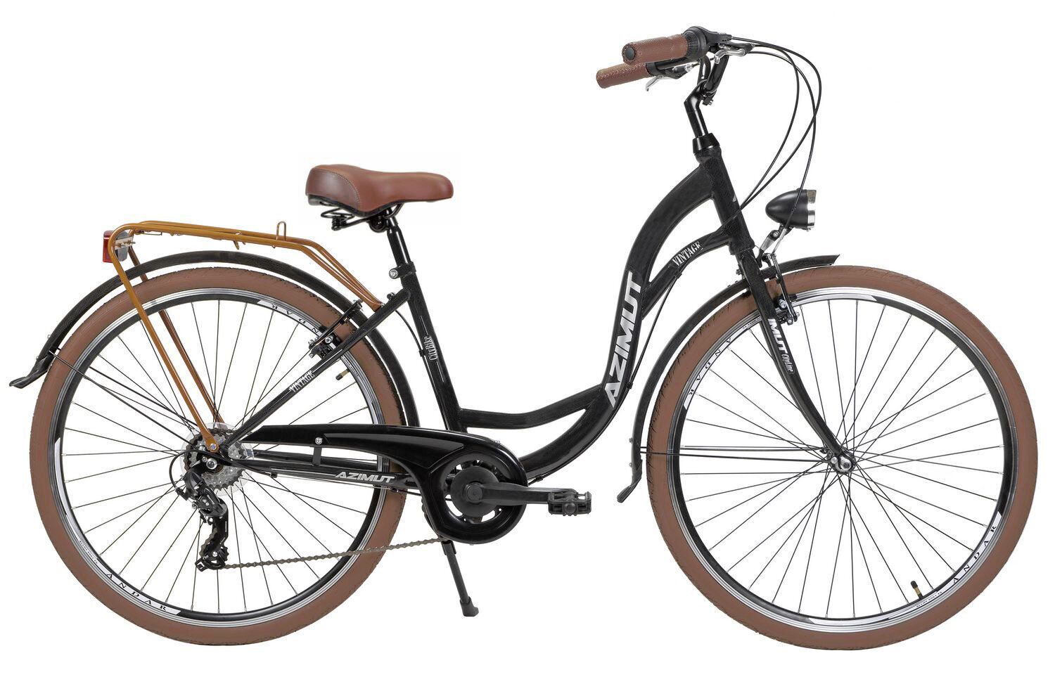 Jalgratas Azimut Vintage TX-7 28" 2023, must цена и информация | Jalgrattad | hansapost.ee