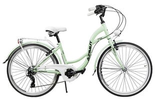 Велосипед Azimut Vintage TX-7 26" 2023, салатовый цвет цена и информация | Велосипеды | hansapost.ee