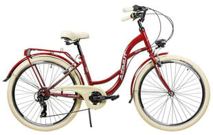 Велосипед Azimut Vintage TX-7 26" 2023, красный цвет цена и информация | Azimut Спорт, досуг, туризм | hansapost.ee
