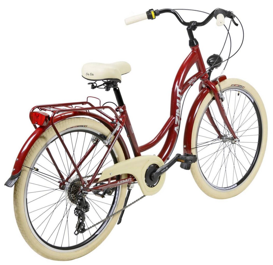 Jalgratas Azimut Vintage TX-7 26" 2023, punane hind ja info | Jalgrattad | hansapost.ee
