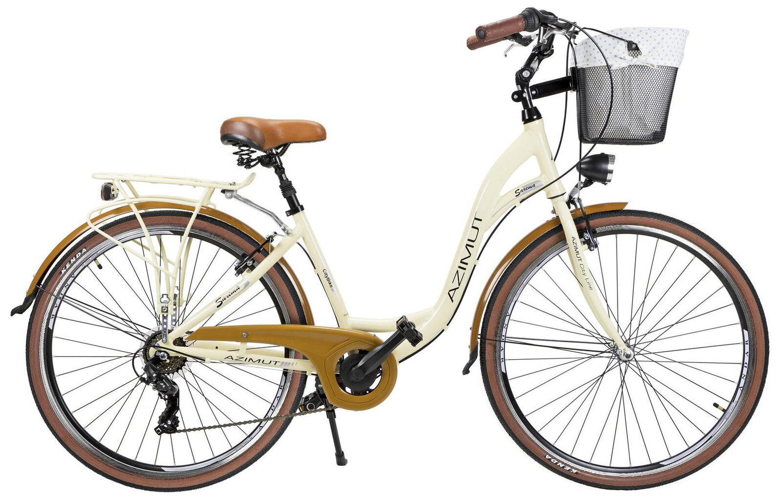 Jalgratas Azimut Sarema 28" ALU TX-7 2023, beeži värvi цена и информация | Jalgrattad | hansapost.ee