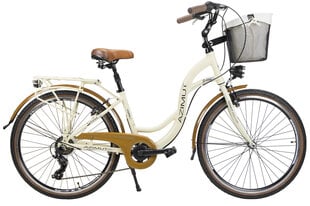 Велосипед Azimut Sarema 26" ALU TX-7 2023, бежевый цена и информация | Azimut Спорт, досуг, туризм | hansapost.ee