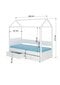 Voodi ADRK Furniture Otello 90x200 cm, valge/helepruun цена и информация | Lastevoodid | hansapost.ee