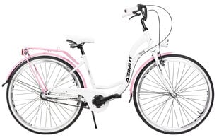 Jalgratas Azimut Vintage 28" 2023, valge/roosa hind ja info | Azimut Sport, puhkus, matkamine | hansapost.ee