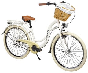 Велосипед Azimut Sarema ALU 26" 2023, белый цена и информация | Велосипеды | hansapost.ee