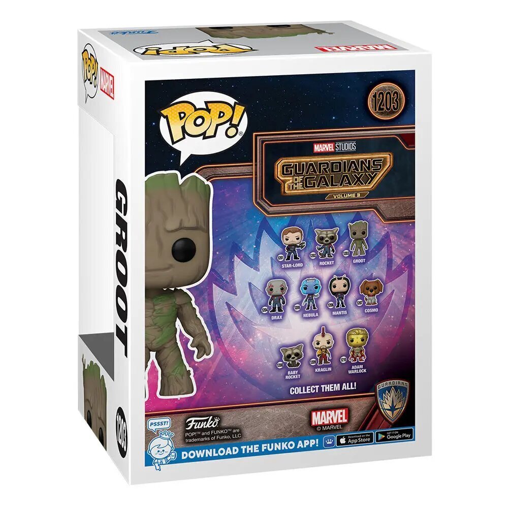 Guardians Galaxy Vol. 3 POP! vinüülfiguur Groot 9 cm цена и информация | Fännitooted mänguritele | hansapost.ee