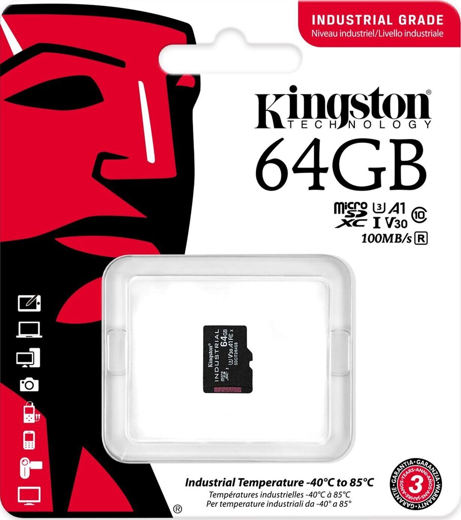 Kingston SDCIT2/64GBSP microSDXC, 64GB hind ja info | Fotoaparaatide mälukaardid | hansapost.ee