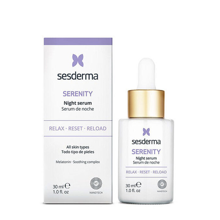 Sesderma Serenity Night Serum Ööseerum 30ml hind ja info | Näoõlid, ampullid ja seerumid | hansapost.ee