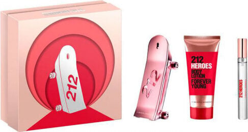 Lõhna komplekt Carolina Herrera 212 Heroes Eau De Perfume Spray 80 ml price and information | Dušigeelid ja deodorandid naistele | hansapost.ee