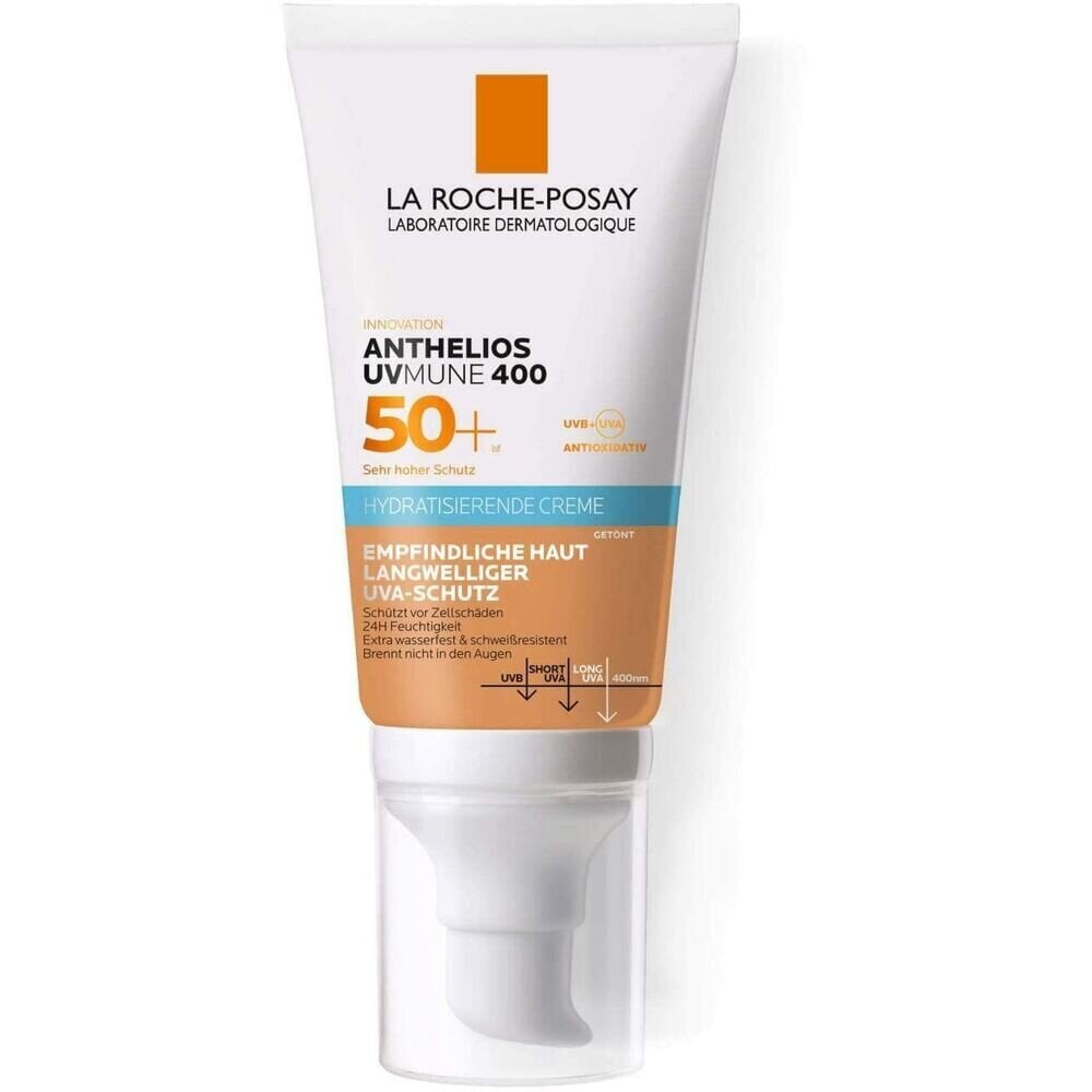 Päivituskreem näole La Roche Posay Anthelios UVmune 400 SPF50+ Värviga Niisutav Kreem (50 ml) цена и информация | Päikesekaitse ja päevitusjärgsed kreemid | hansapost.ee