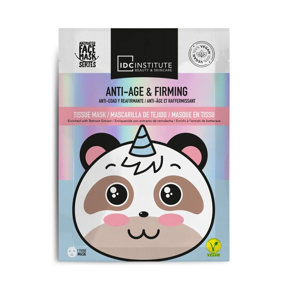 Näomask IDC Institute Panda Anti-Age & Firming цена и информация | Näomaskid ja silmamaskid | hansapost.ee
