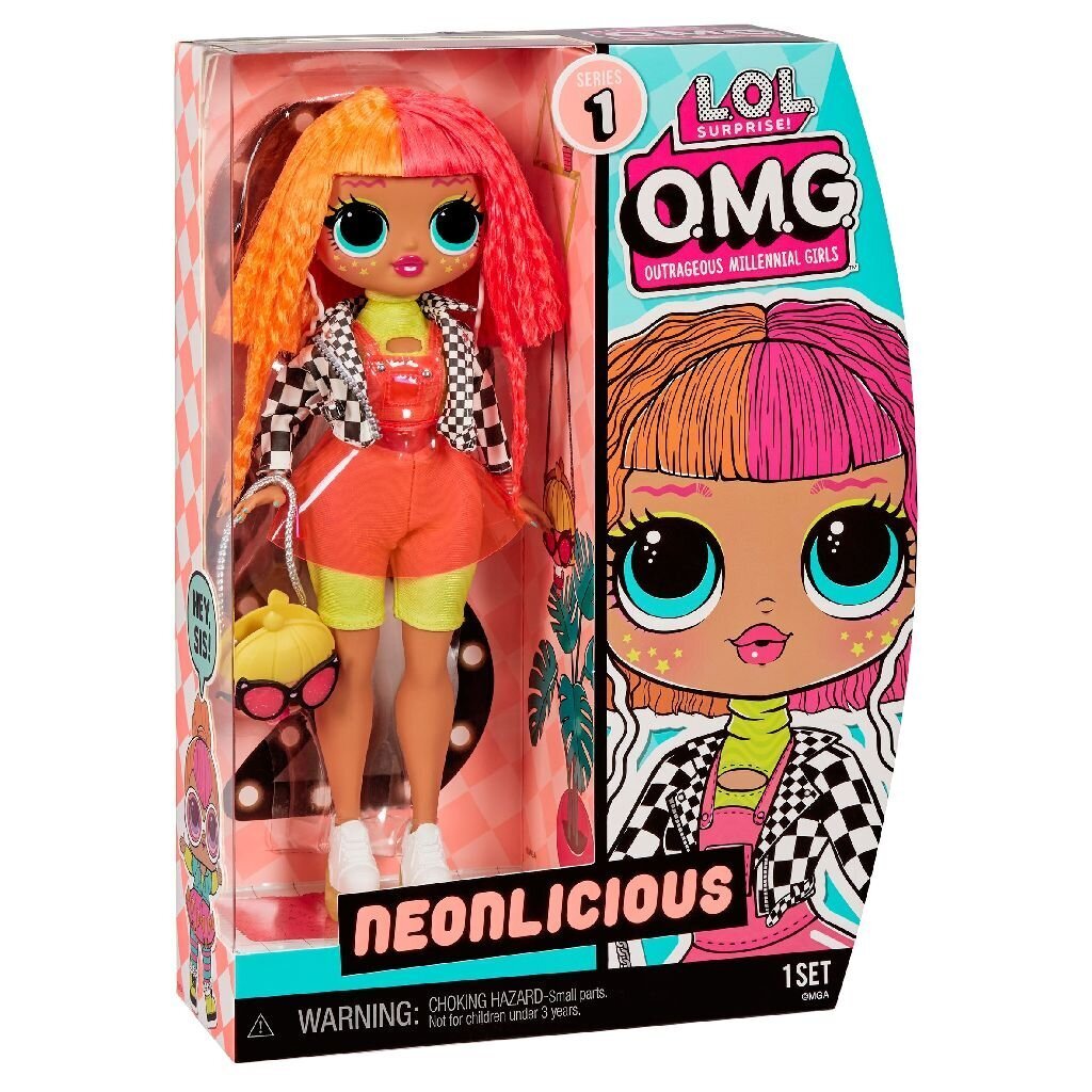 Nukk LOL Surprise! OMG Neonlicious Fashion Doll Series 1 (2021) hind ja info | Mänguasjad tüdrukutele | hansapost.ee